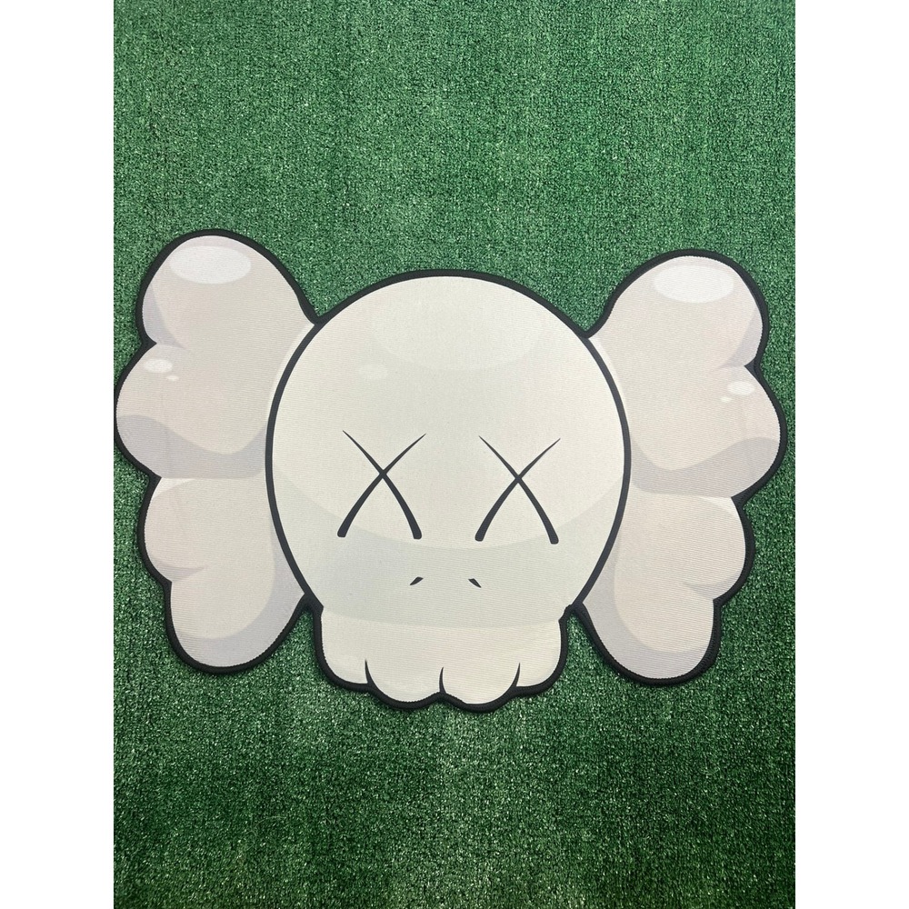 Kaws Head Companion  Rug Non Slip Back